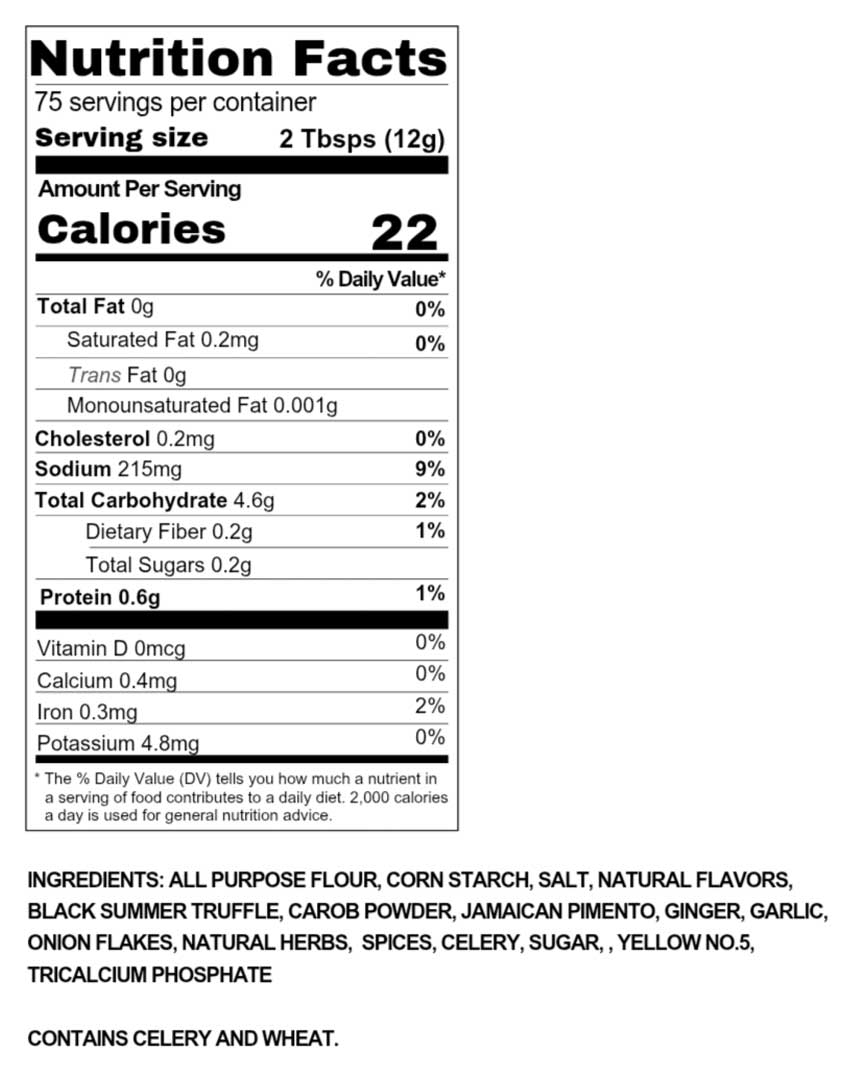 Truffle Jerk Fry Batter Mix Mild