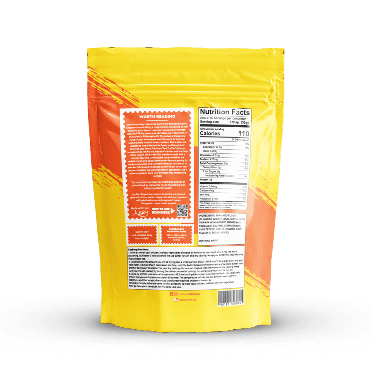 Spicy Jerk Fry Batter Mix